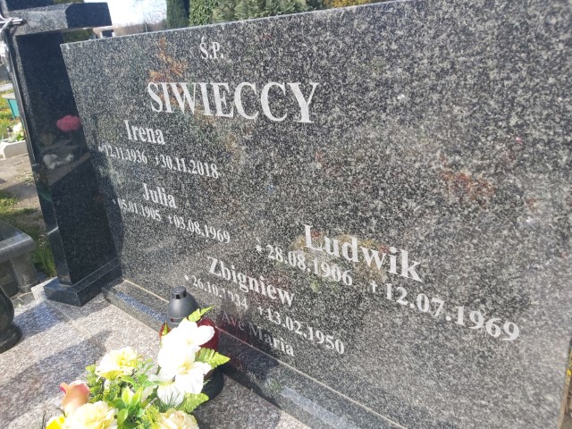 Ludwik Siwiecki 1906 Brzeg - Grobonet - Wyszukiwarka osób pochowanych